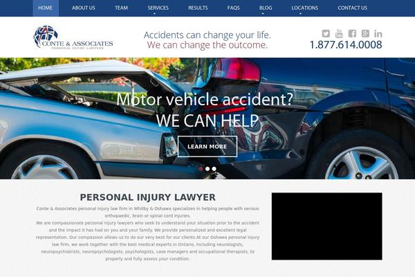contelawyers.ca site used Conte