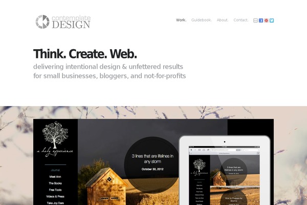 Blox theme site design template sample