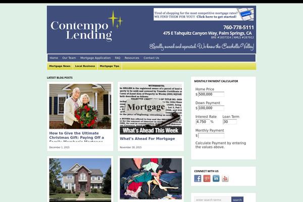 Site using Advanced Real Estate Mortgage Calculator plugin