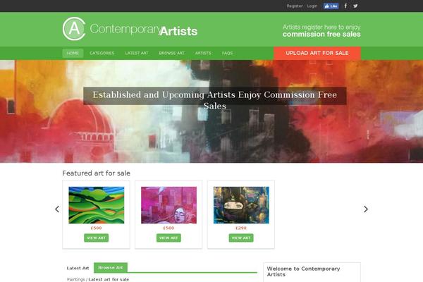 contemporary-artists.co.uk site used FlatPress
