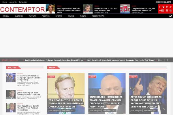 Cream Magazine theme site design template sample