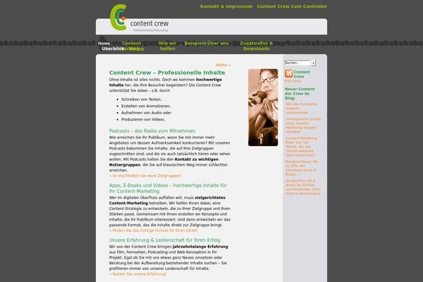 Cc theme site design template sample