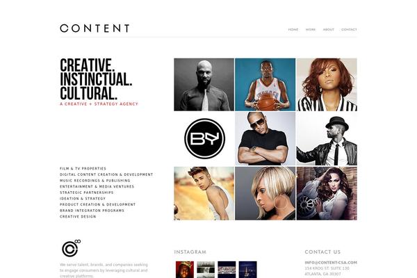 Cartel theme site design template sample