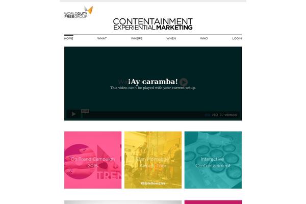 contentainment.com site used Contentainment