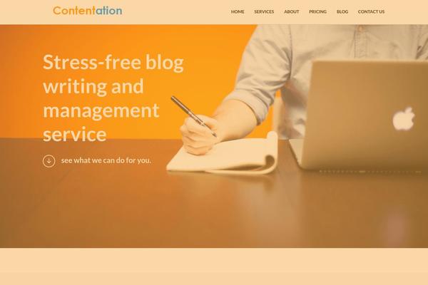 OneEngine theme site design template sample
