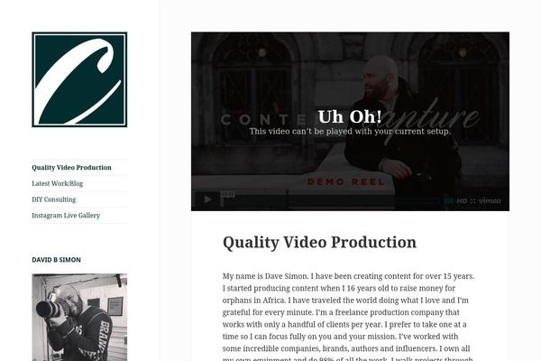 EPIC theme site design template sample