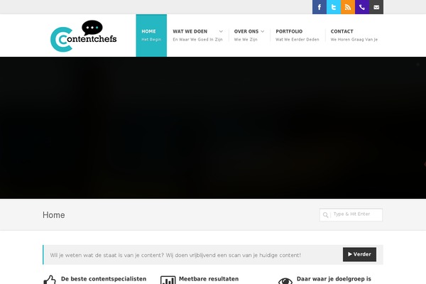 contentchefs.nl site used InBio