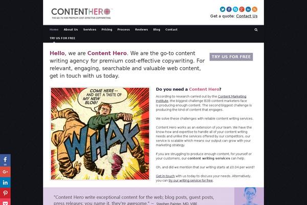 Pinpoint theme site design template sample