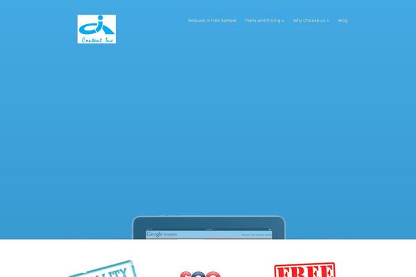 Nimble theme site design template sample