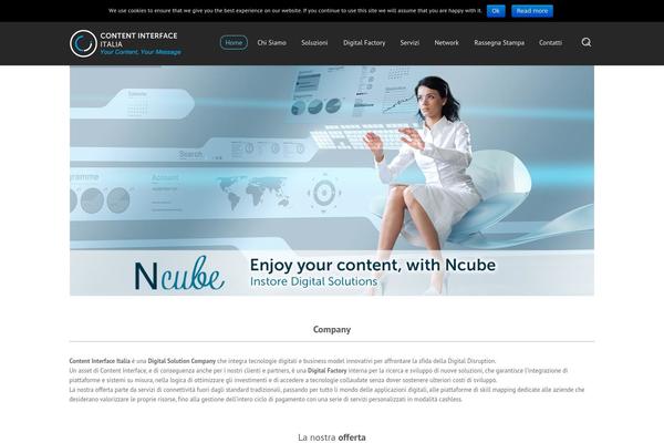 Novus theme site design template sample