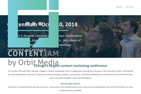 Orbitmedia theme site design template sample
