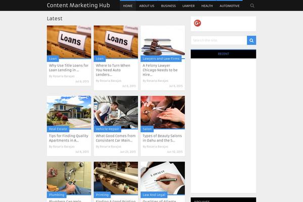 MagXP theme theme site design template sample