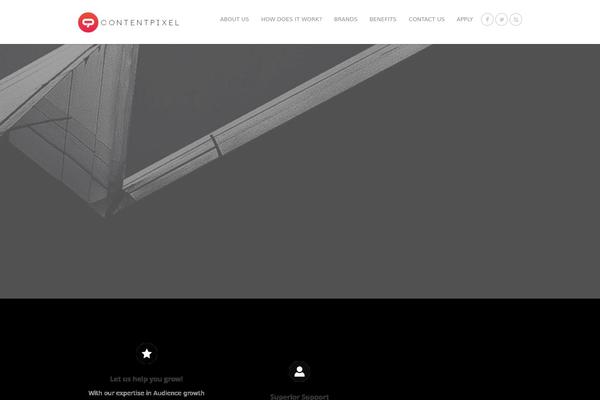 Mineral theme site design template sample