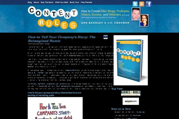 contentrulesbook.com site used Contentrules