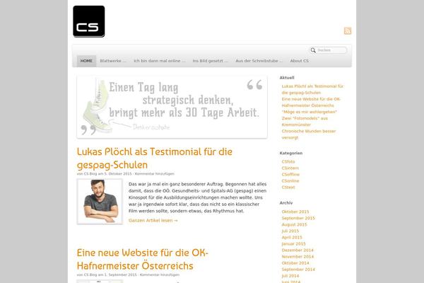 PageLines theme site design template sample