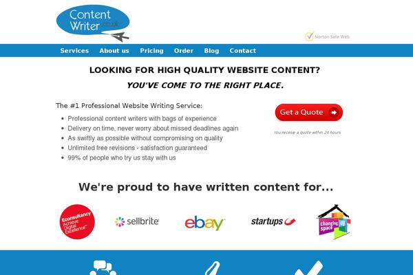 Headway theme site design template sample