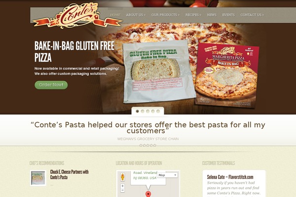 MyCuisine theme site design template sample