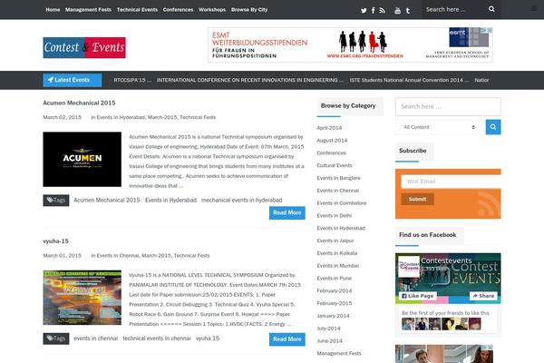 NewsZone theme site design template sample