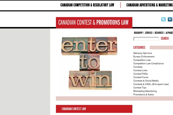 contestlawyer.ca site used Ccpl