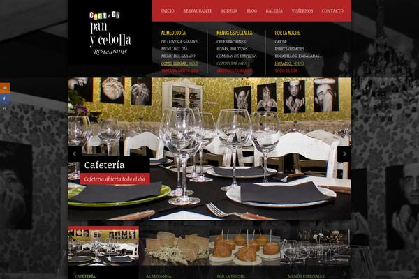 Coffee Shop theme site design template sample