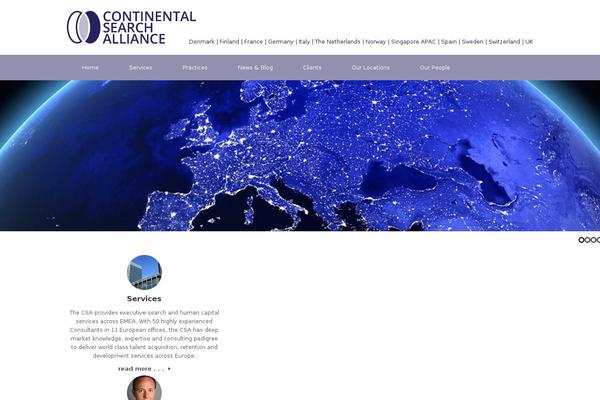 Continental theme site design template sample