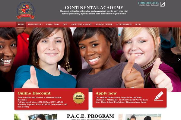 EDU theme site design template sample