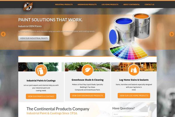 continentalprod.com site used Continental