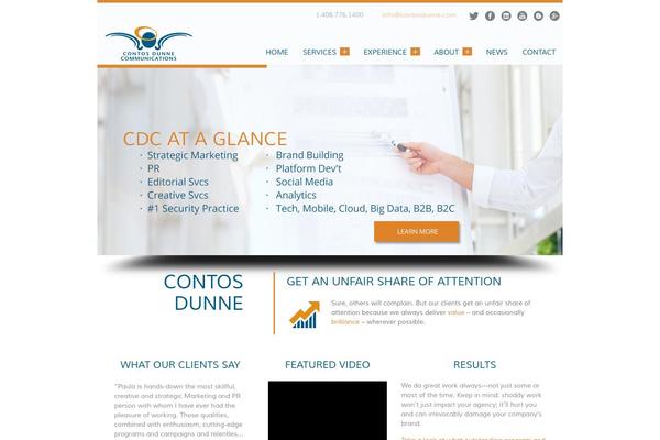 Creativo theme site design template sample