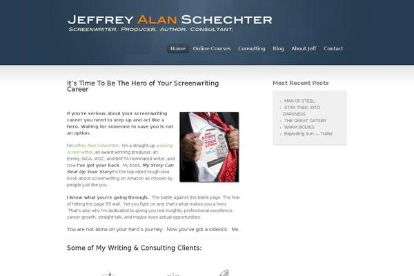 Inspire theme site design template sample
