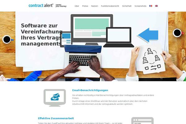 contract-alert.com site used Contract-alert