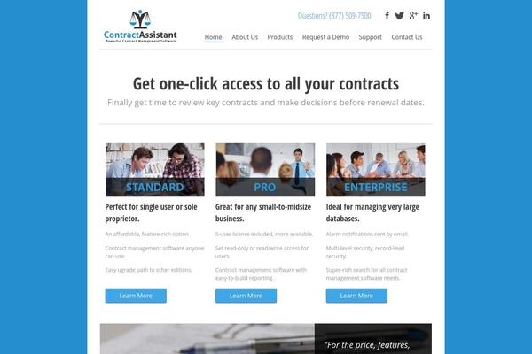 Bedrock theme site design template sample