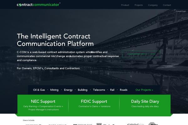 contractcommunicator.com site used Ccom