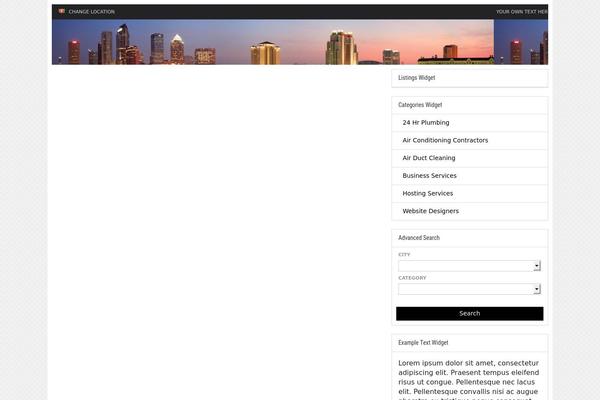 Dt theme site design template sample