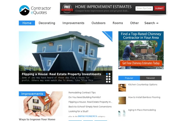 Gonzo theme site design template sample