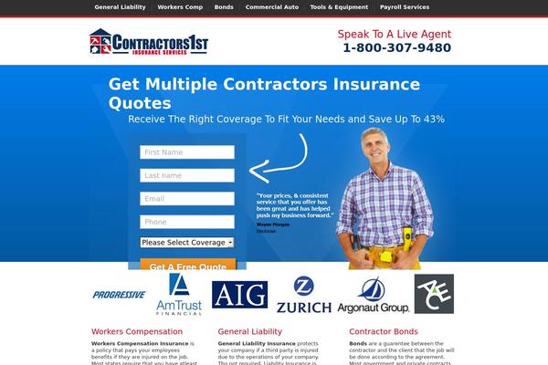 JustLanded theme site design template sample