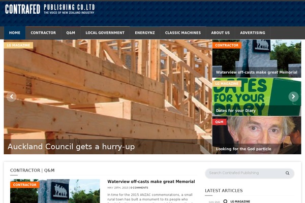 Weekly News theme site design template sample