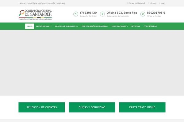 contraloriasantander.gov.co site used Cgs