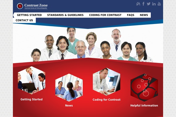 contrastzone.com site used Redwood-responsive
