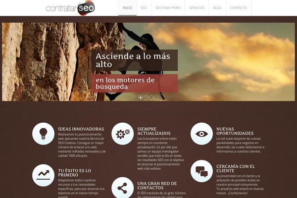 Infinite theme site design template sample