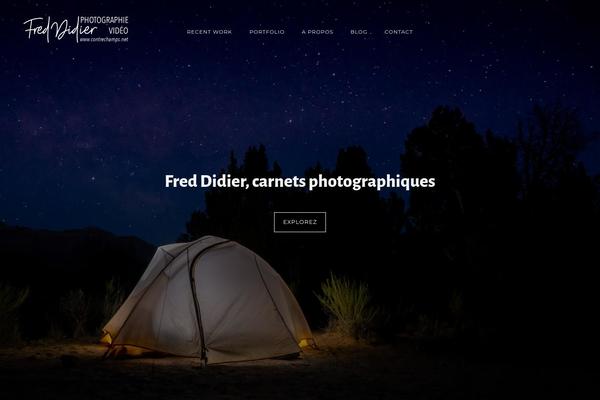 Oshine theme site design template sample