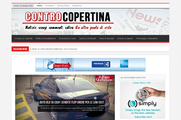 NewsCard theme site design template sample