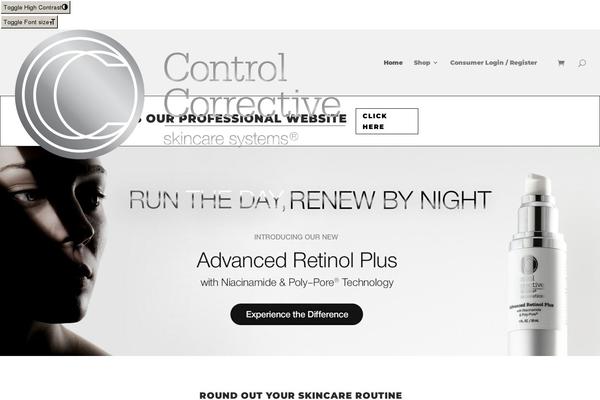 Site using WP Accessibility plugin