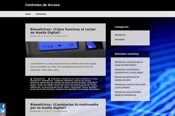 Biancaa theme site design template sample