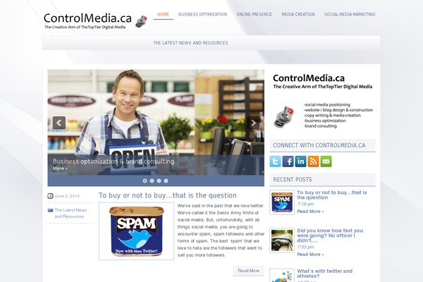 Concrete theme site design template sample