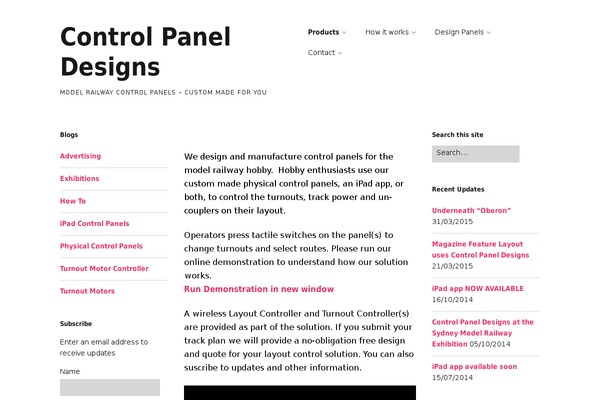 Make theme site design template sample