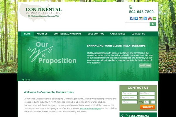 Continental theme site design template sample