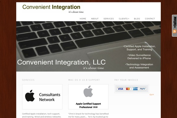 convenientintegration.com site used Dandelion_v2.6.1
