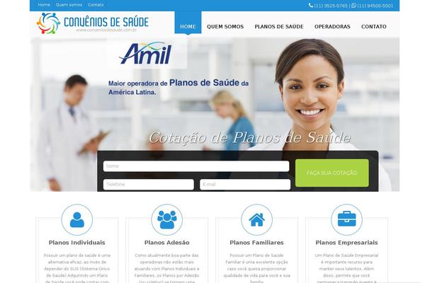 Wecare theme site design template sample