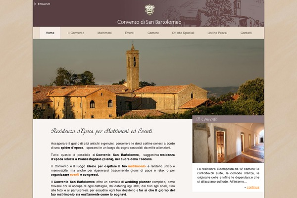 conventosanbartolomeo.com site used Convento-1.0