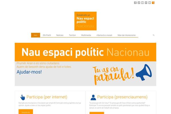 Spotlight theme site design template sample